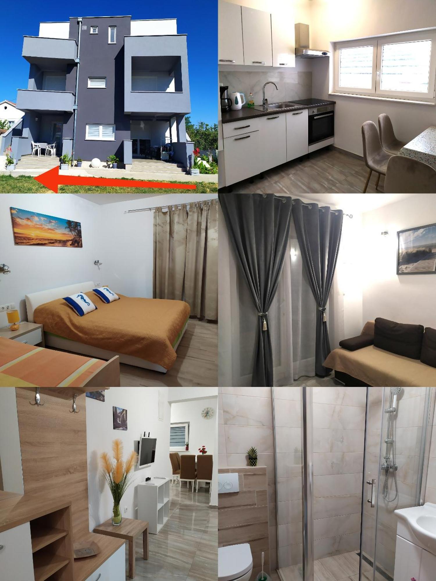 Apartmani Mira 닌 외부 사진