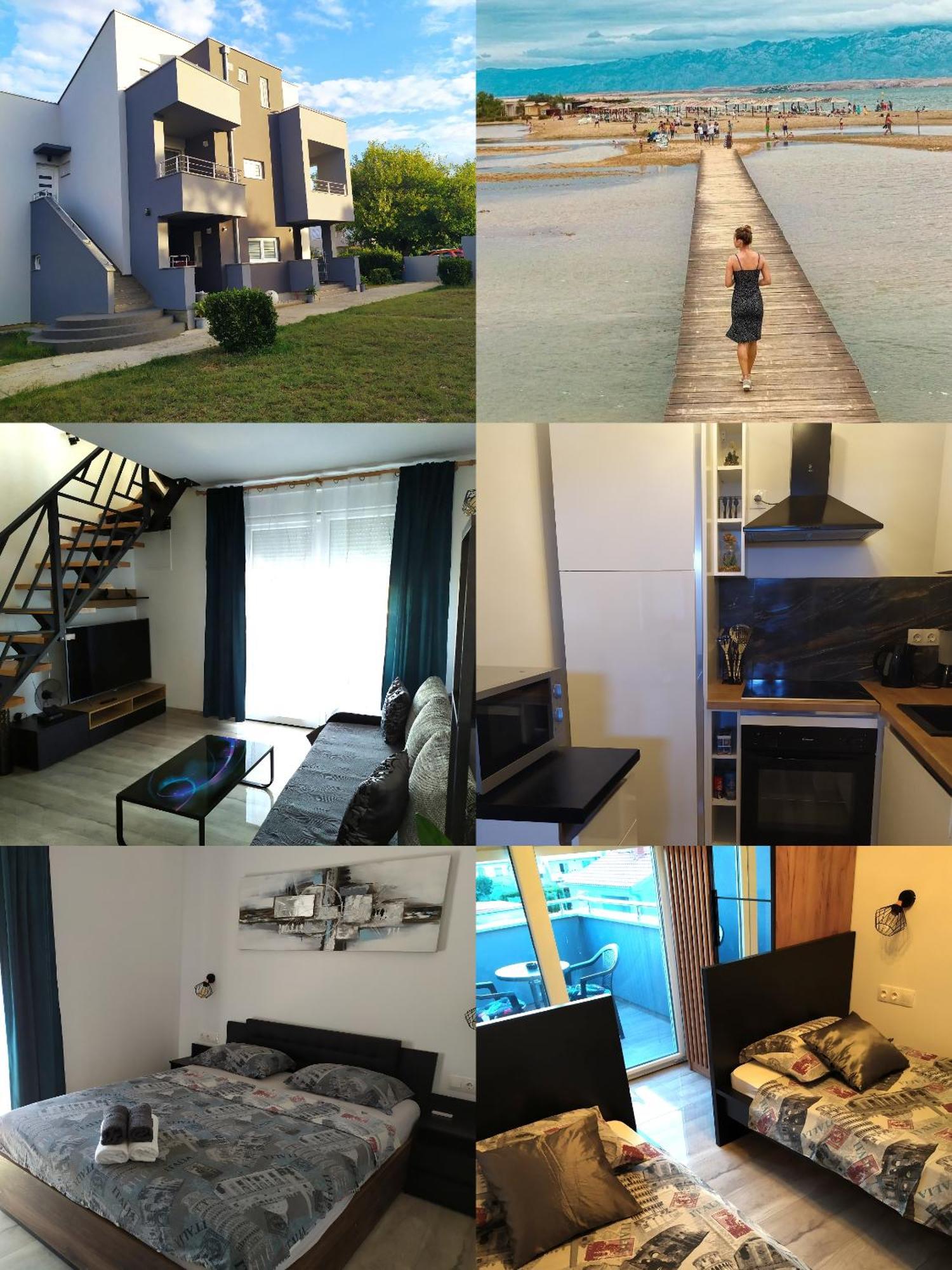 Apartmani Mira 닌 외부 사진